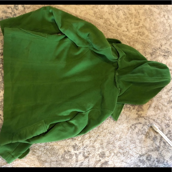 Tulle Green Peacoat - Picture 3 of 5